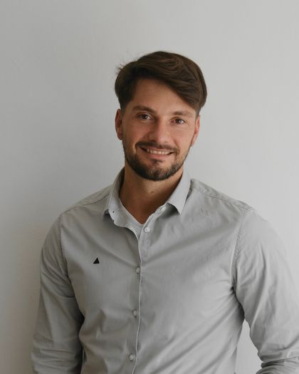 Daniel Winkler von Webvolley bei der Arbeit