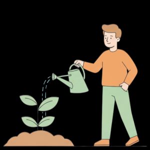 Eine abstrakte Illustration